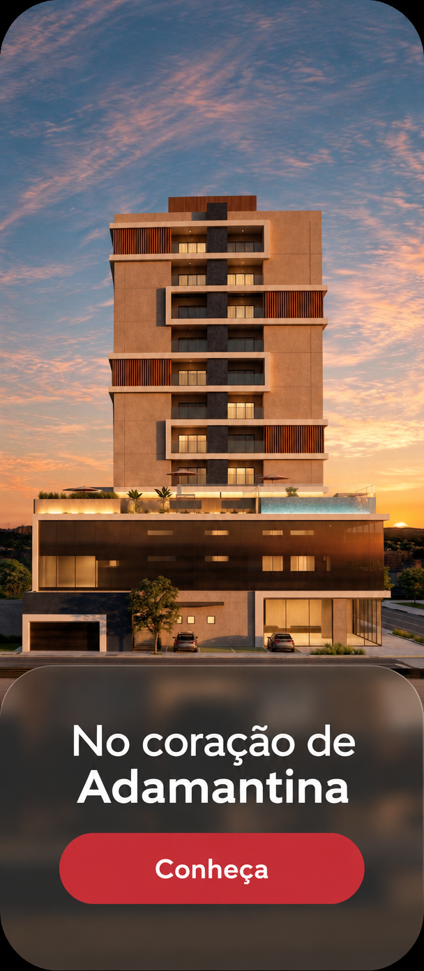 Residencial Elegance, no coração de Adamantina. Conheça