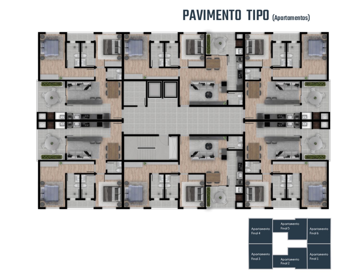 Planta Residencial Elegance · Adamantina – SP
